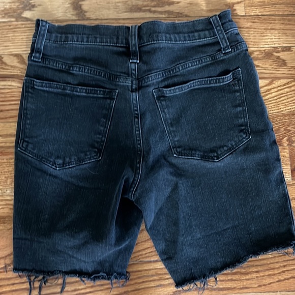Madewell Black High Rise Denim Shorts - Picture 6 of 6
